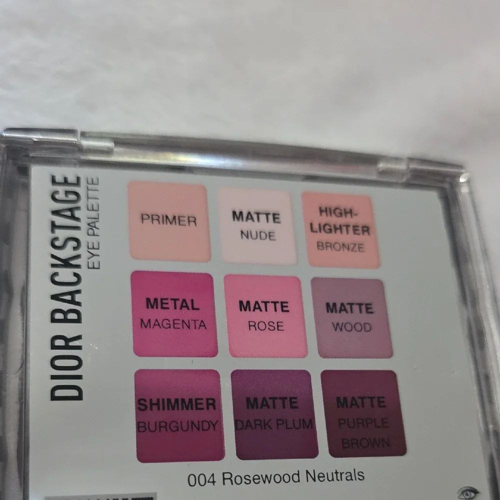 NEW~ DIOR Backstage Eye Palette - 004 Rosewood Neutrals